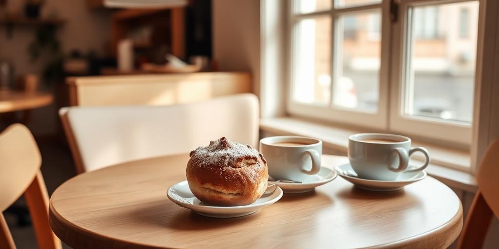 Fika med nya vänner
